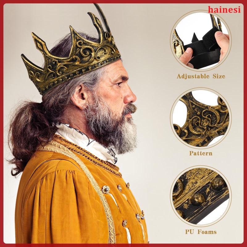 1 Vương Miện Hóa Trang Vương Miện king / Queen Cho Lễ halloween