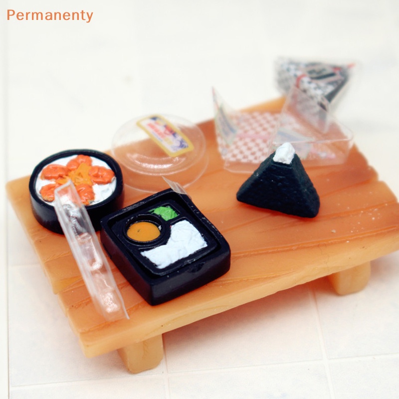 Bộ 2 Mô Hình sushi Đồ Chơi Trang Trí Nhà Búp Bê