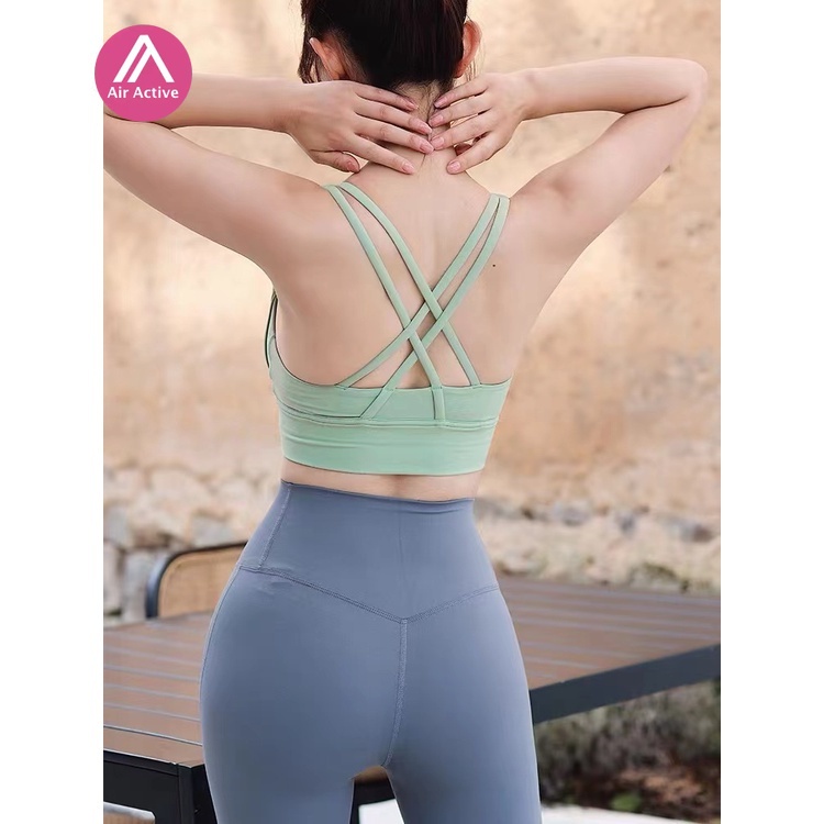 Áo Ngực Thể Thao Chéo Lưng Độc Đáo Cho Nữ