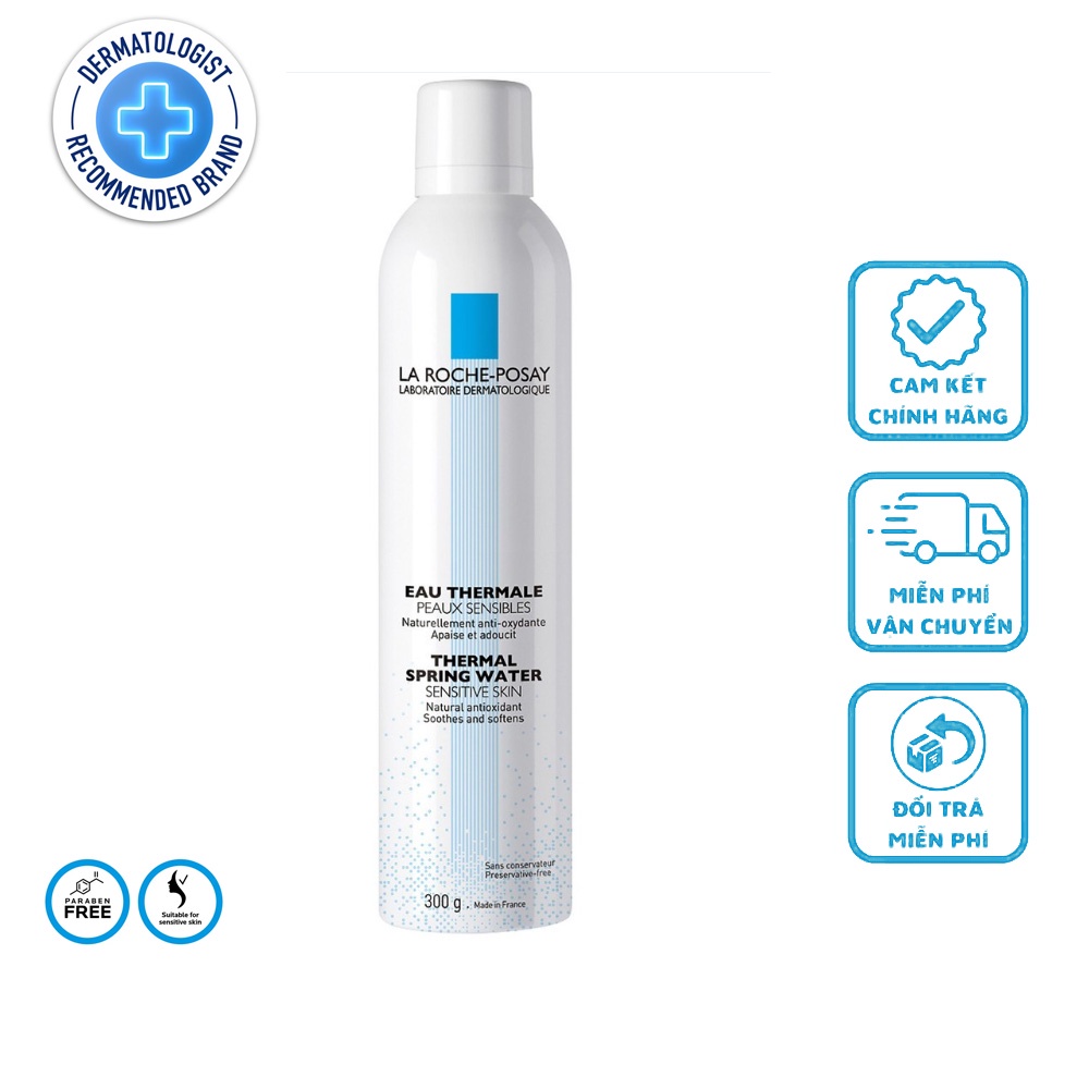 Xịt Khoáng Làm Dịu Và Bảo Vệ Da La RochePosay Thermal Spring Water 300ml