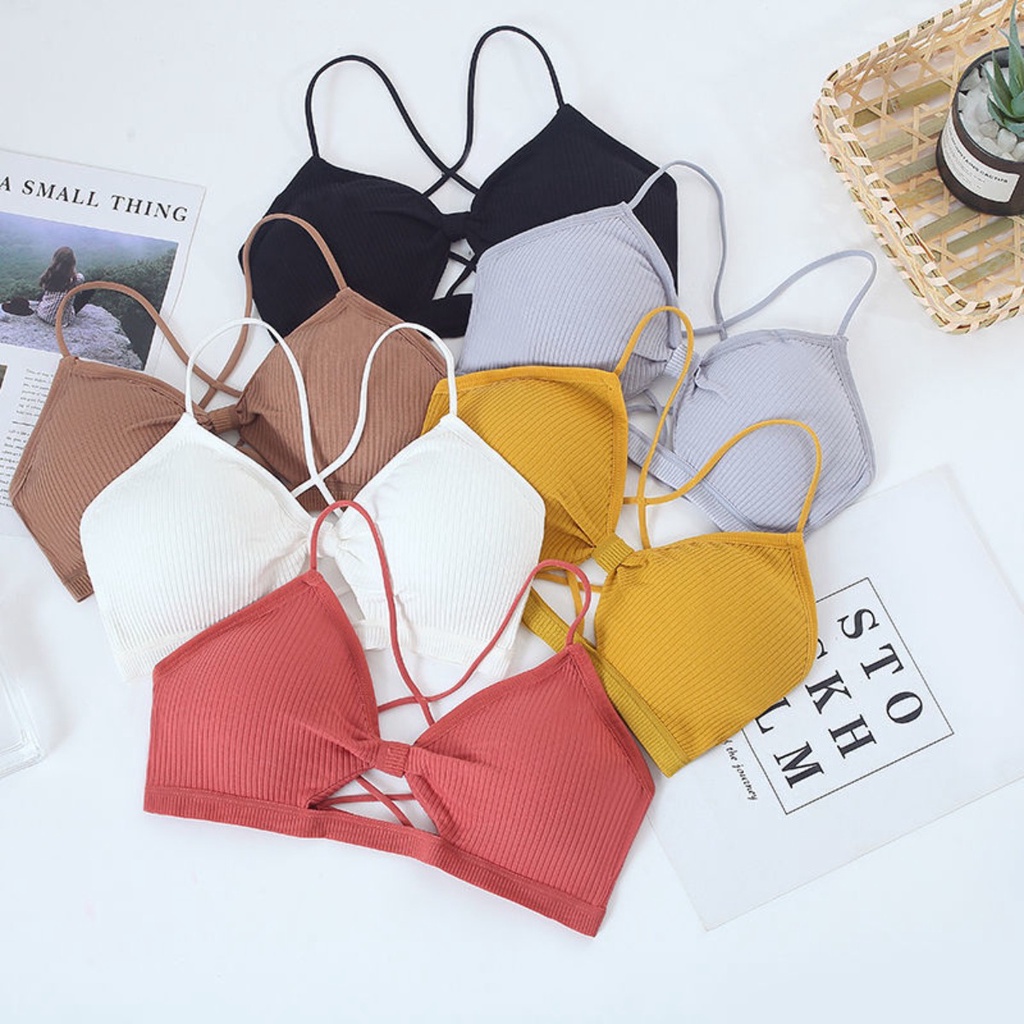 Áo Lót Nâng Ngực Không Dây Kiểu Dáng Dễ Thương Quyến Rũ Cho Nữ
