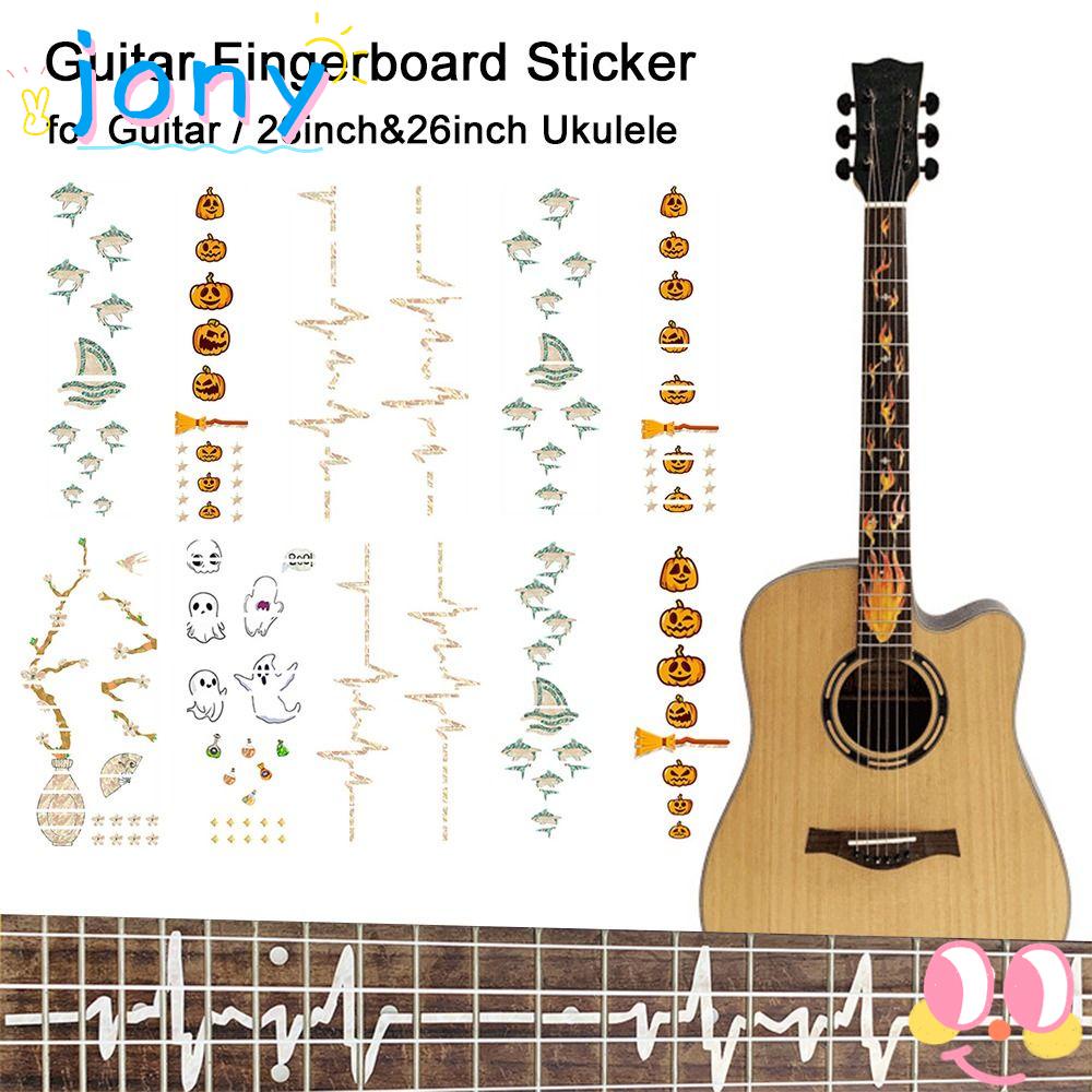 Sticker Dán Phím Đàn Guitar Điện 10 Kiểu