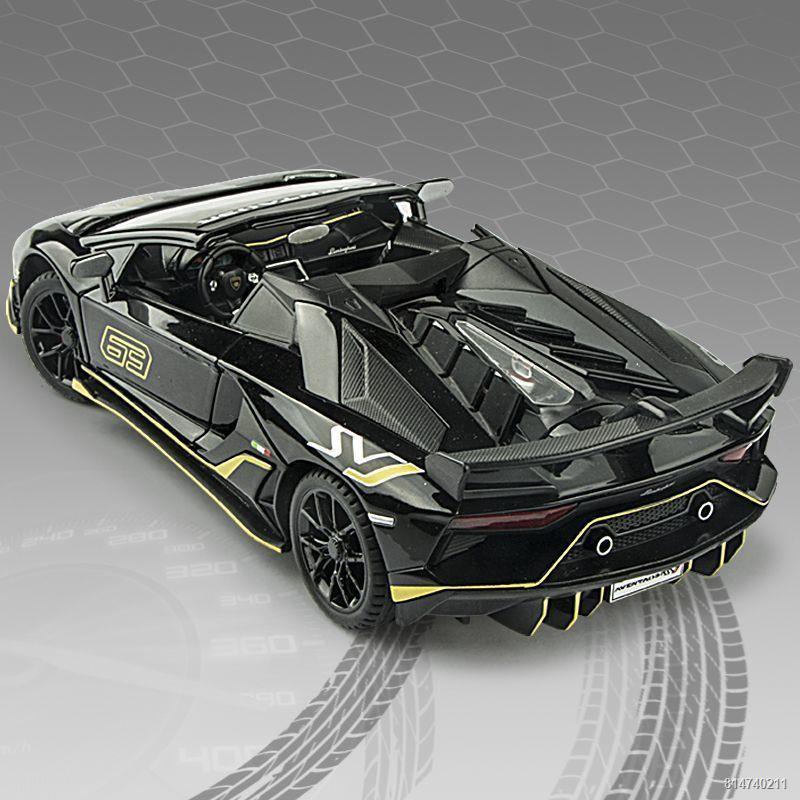 Mô hình ô tô  Lamborghini mui trần mô phỏng