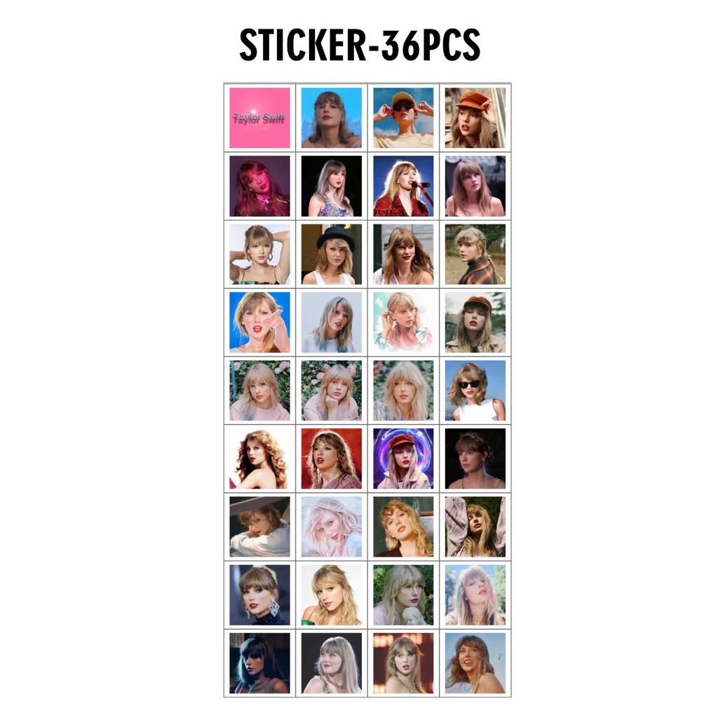 Hộp 96 Tấm Thẻ Hình taylor swift