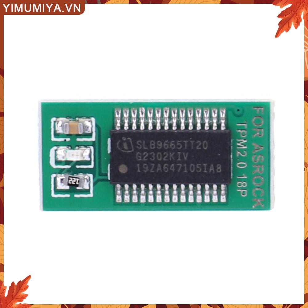 ☼Yimumiya ☼ Mô-đun Bảo Mật mini tpm 2.0 Cho asus / asrock / gigabyte / msi
