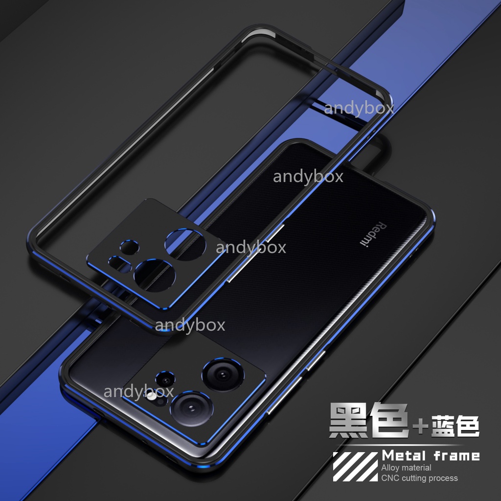 Ốp Điện Thoại Dạng Giáp Viền Kim Loại Cho xiaomi 12t 13t poco f3 f4 f5 pro redmi k40 k50 k60 ultra mi 13t pro