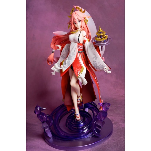 Mô Hình Nhân Vật Nữ Anime 25cm Genshin Impact GK Yae Miko