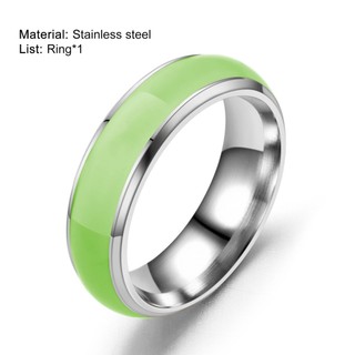 Nhẫn Phát Sáng Thời Trang unisex Đơn Giản