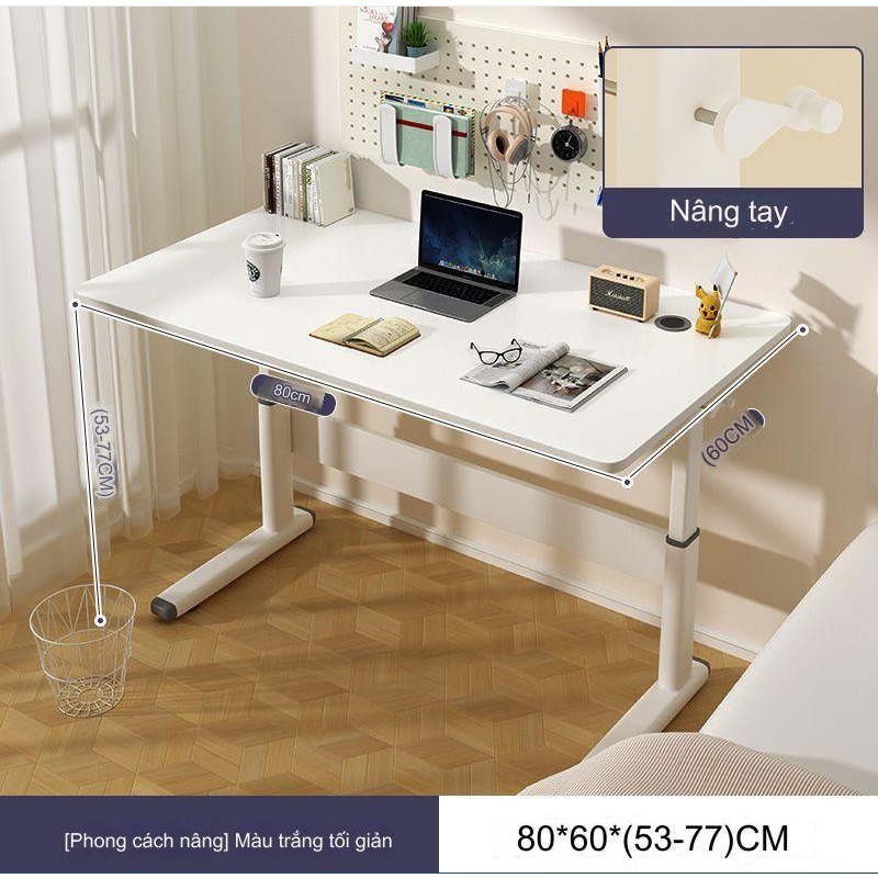 BÀN LÀM VIỆC HỌC TẬP NÂNG HẠ CHIỀU CAO 53-77CM SMART DESK LUXOR C80 -King Sport VN
