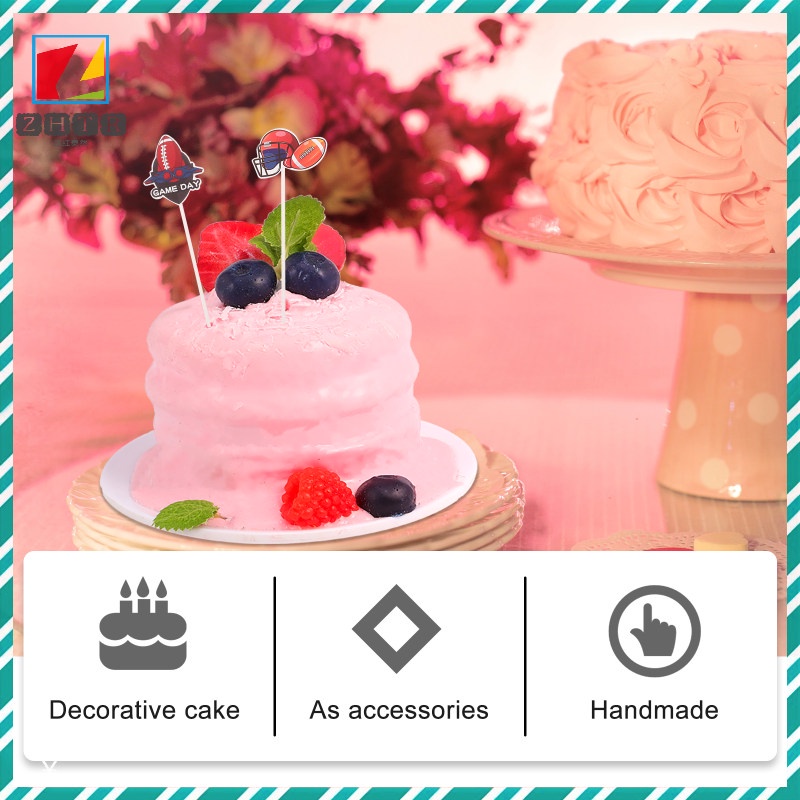Set 24 Que Giấy Cắm Trang Trí Bánh cupcake Kiểu Dáng Dễ Thương