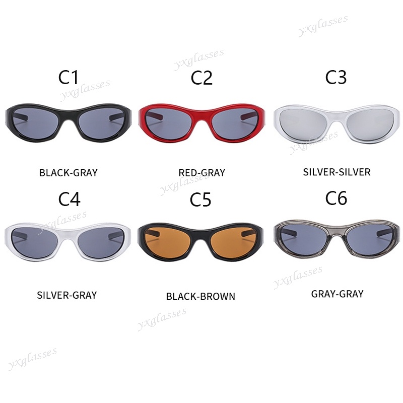 Mới Kính Mát Mắt Mèo Phong Cách hip hop punk y2k Dành Cho Nam Và Nữ