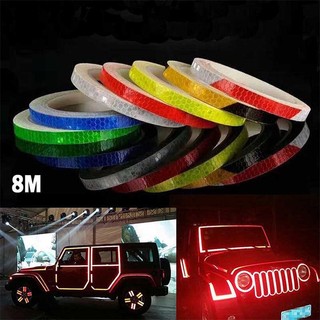 1 Cuộn Sticker Phản Quang 8m Dán Xe Đạp