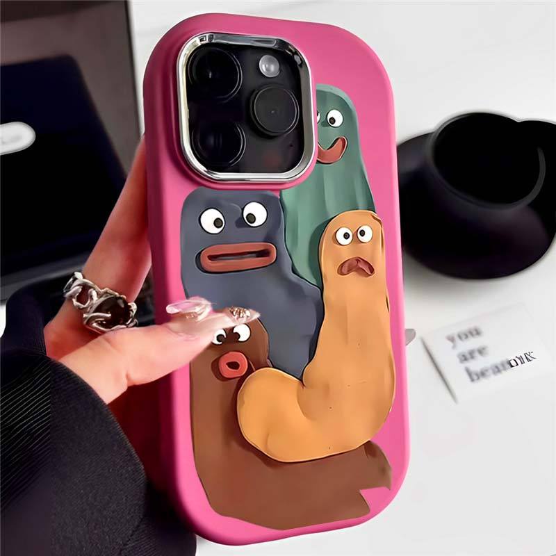 Ốp Điện Thoại In Hình Vui Nhộn Cho iphone 7 7plus 8 8plus xs xr 11 12 13 14 15 pro plus promax