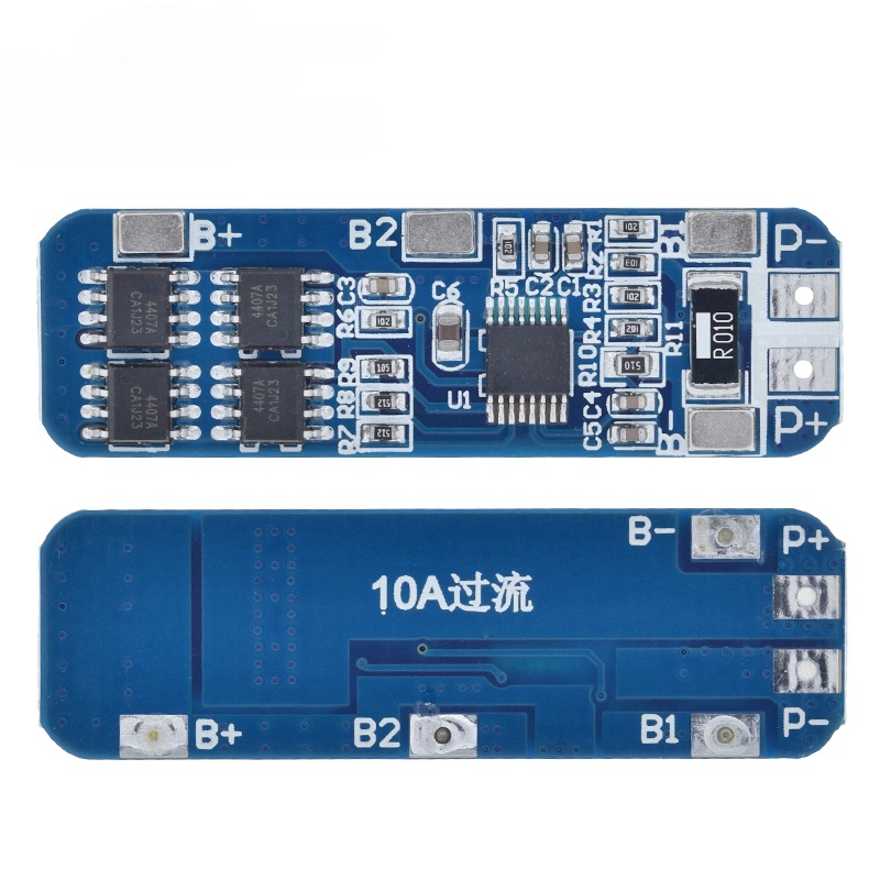 Bảng Mạch Sạc Pin lithium 10.8v 11.1v 12.6v gouza 3s 12v 18650 10a bms