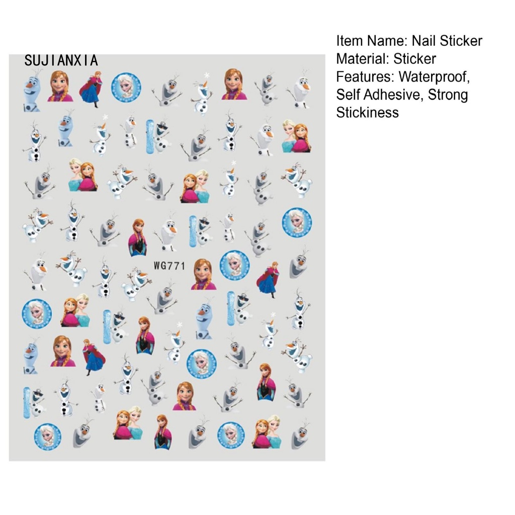 Giày Thể Thao sujianxia sujianxia Năng Động Hợp Thời Trang| Miếng Dán Móng Tay mini Tự Dính Không Phai Họa Tiết Tuyết Giáng Sinh Màu Trắng Dành Cho Bạn Gái diy