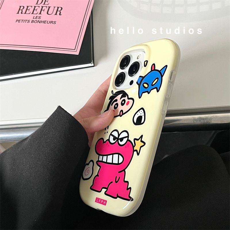 Ốp Điện Thoại Họa Tiết Cậu Bé Bút Chì Cho iphone 11 1213 pro max x xr xs max se apple 7 plus 8 plus iphone 14 15pro