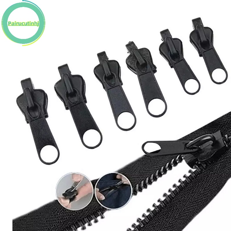 Bộ 6 Dây Khóa Kéo Thay Thế Thông Dụng Cho Sửa Chữa Khóa Kéo