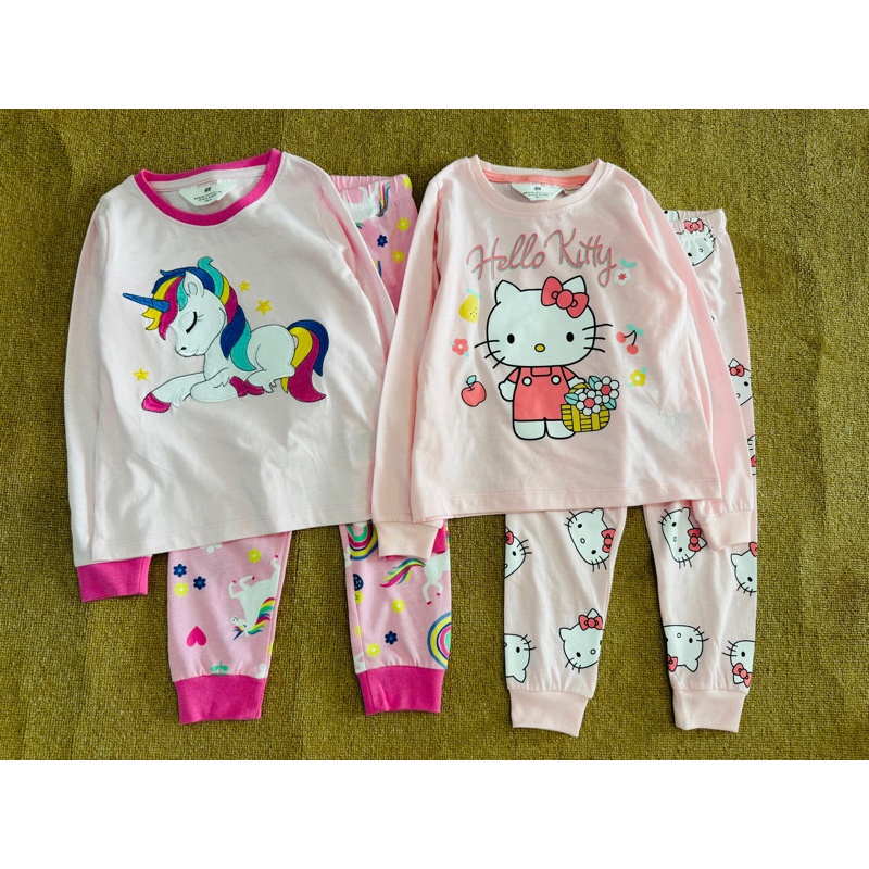 Bộ cotton HM Combodia bé gái