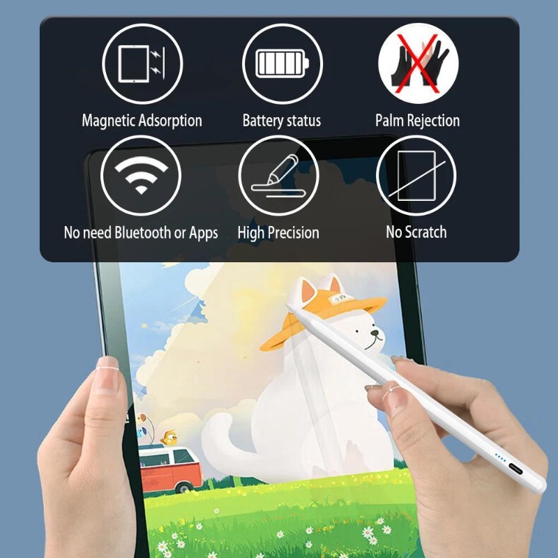 Bút Cảm Ứng Từ Tính Siêu Bền Bằng Nhôm Cho lenovo stylus 4