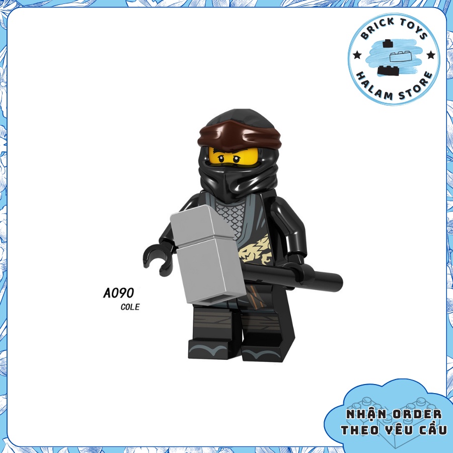 Đồ chơi lắp ráp minifigures Ninjago Legacy A090-097 - Lắp ghép xếp hình nhân vật Ninja season 10