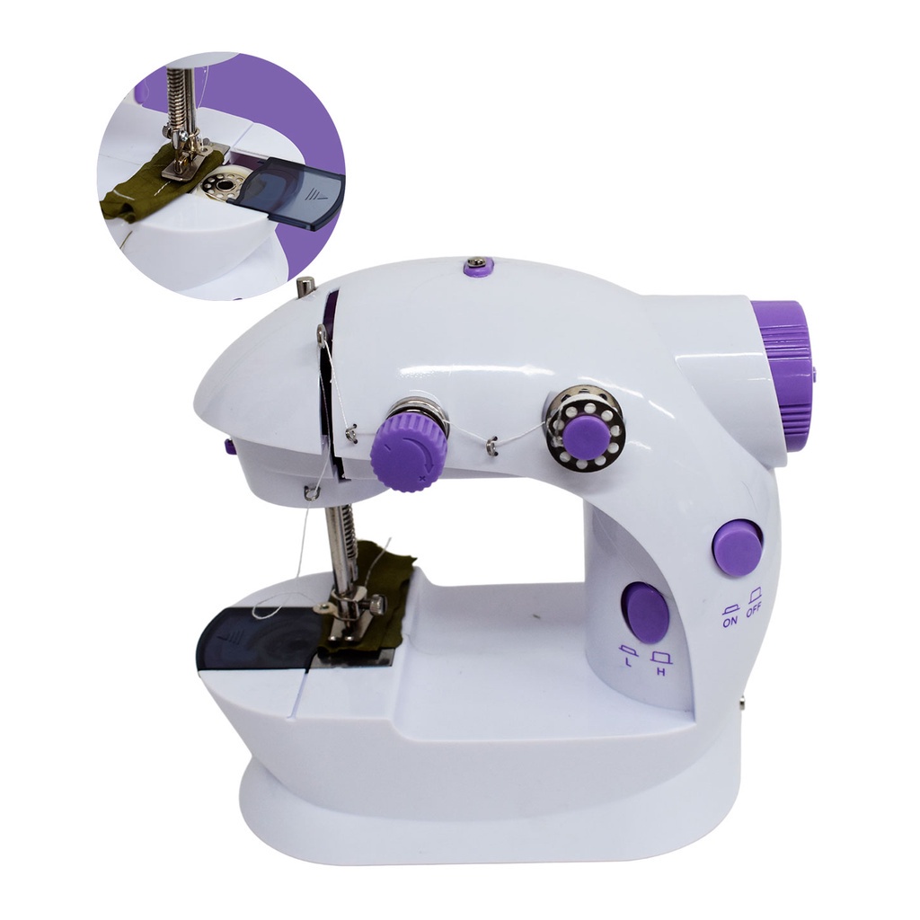 Máy may mini để bàn gia đình - Máy khâu cầm tay Mini gia đình siêu tiện lợi New cho mọi nhà