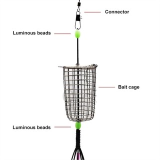 Mới Lồng Giữ Lưỡi Câu Cá 27cm Bằng Thép Không Gỉ