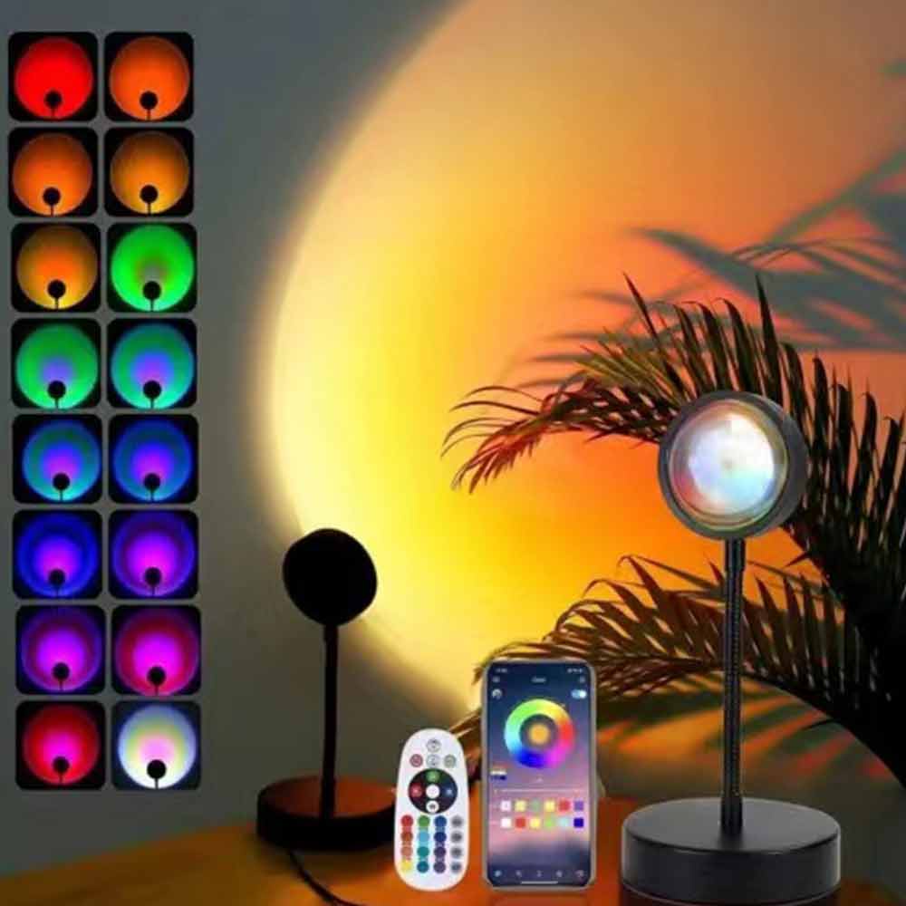 USB Colours Sunset Light Projection Romantic Sunset Lamp Led Night Light