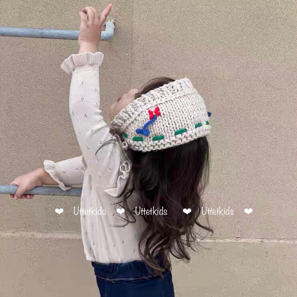 BĂNG ĐÔ LEN PHONG CÁCH HÀN QUỐC CHO BÉ GÁI MÙA THU ĐÔNG