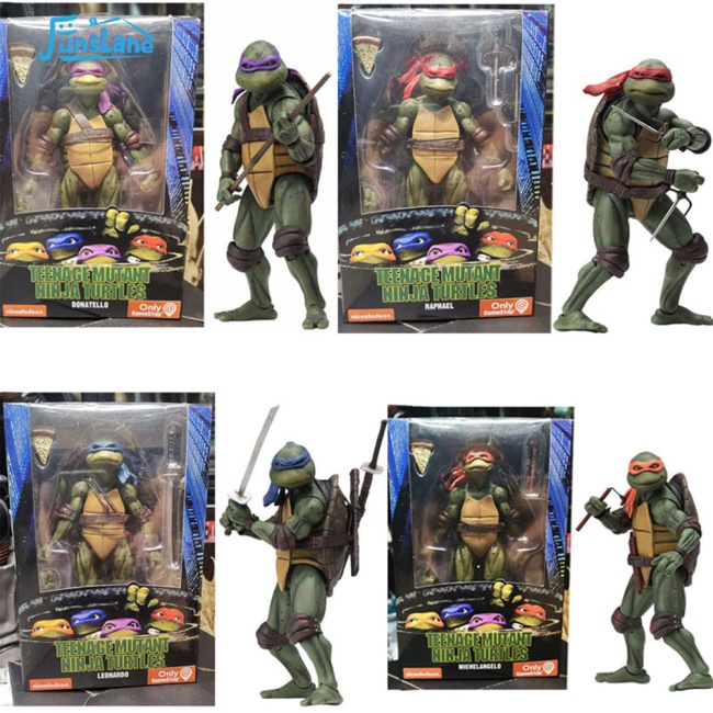 Funlane Mô Hình Nhân Vật ninja Rùa Trong Phim 90s