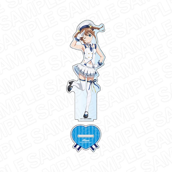 Mô hình Standee Movie High School Fleet Anime Acrylic Stand Akeno Misaki Phụ kiện trang trí để bàn g