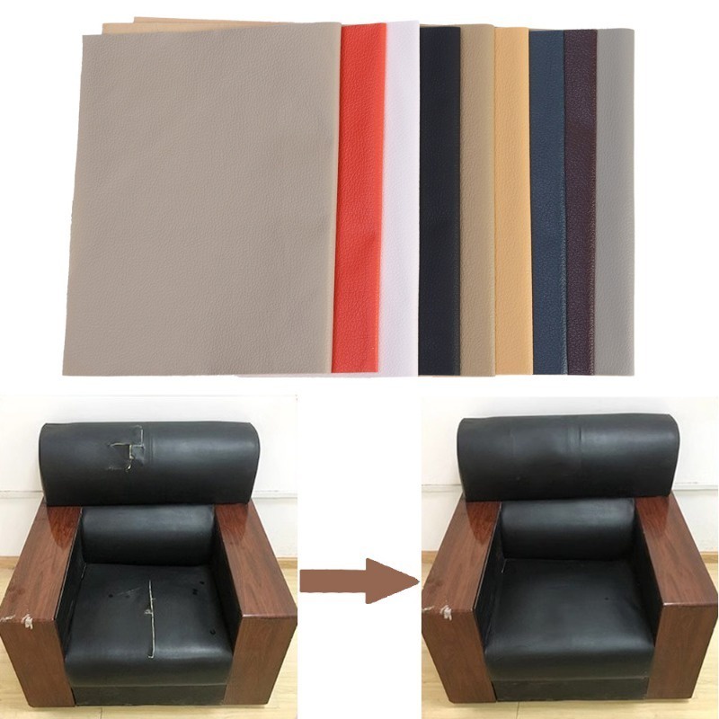 Miếng Dán Giả Da Tự Dính Nhiều Màu Sắc 20 * 30cm Trang Trí Ghế sofa Xe Hơi diy