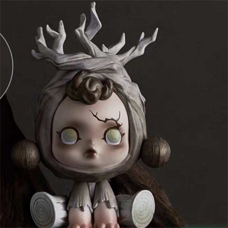 ★Đồ Chơi hgtoys hgtoys hgtoys★   Búp Bê popmart skullpandacourtyard Hoa Mận Có Hộp Quà Tặng Trang Trí Thời Thượng