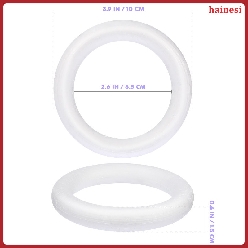 Vòng Xốp Tròn Lớn Làm Đồ Thủ Công Giáng Sinh Cho Bé hainesi