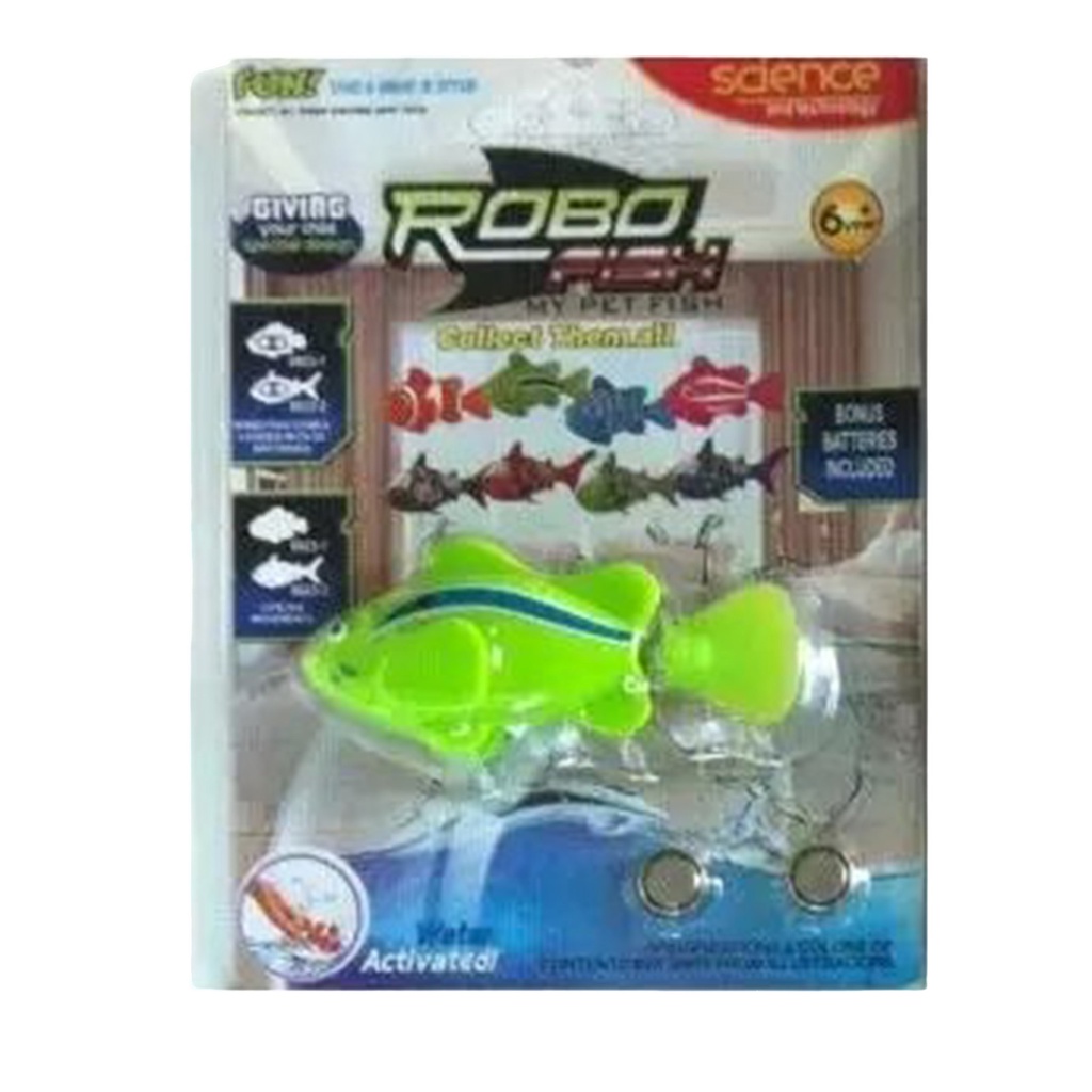 Cá robot Đồ Chơi Có Đèn Dùng Trang Trí Bể Cá