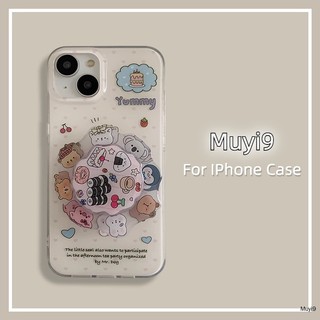 Ốp Điện Thoại Dẻo Họa Tiết Hoạt Hình Động Vật 3d Dễ Thương Cho iphone15promax 13promax i12 promax / i11 iphone15 / 14pro