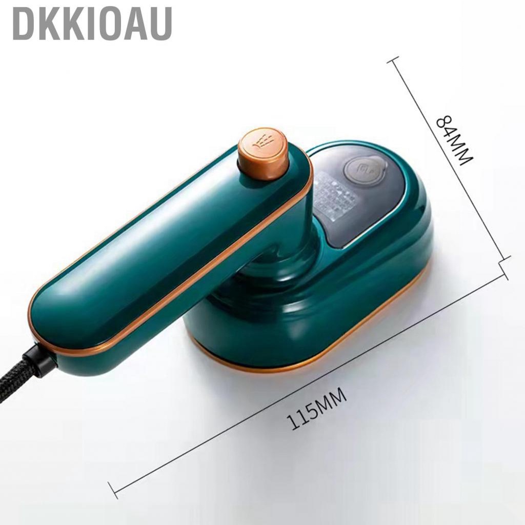 Dkkioau Mini Ironing Machine Foldable Rotatable Titanium Base   Scald Silicone Handheld Steam Iron for Travel