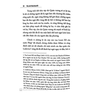 Sách - Quân Vương - Thuật Cai Trị (Tái Bản 2018) - Mvn Books