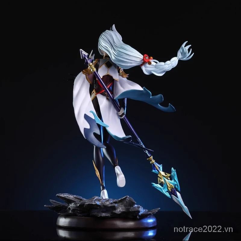 ★Genshin Impact★Liyue shenhe Quạt Hai Chiều Làm Mô Hình Búp Bê Trang Trí