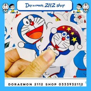 1 CÁI Tem dán - Sticker DORAEMON 5,5cm
