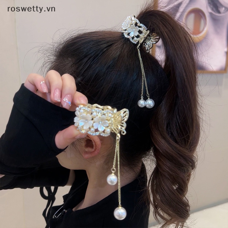 Roswetty Kẹp Tóc Đính Ngọc Trai Giả Thời Trang Cho Nữ vn