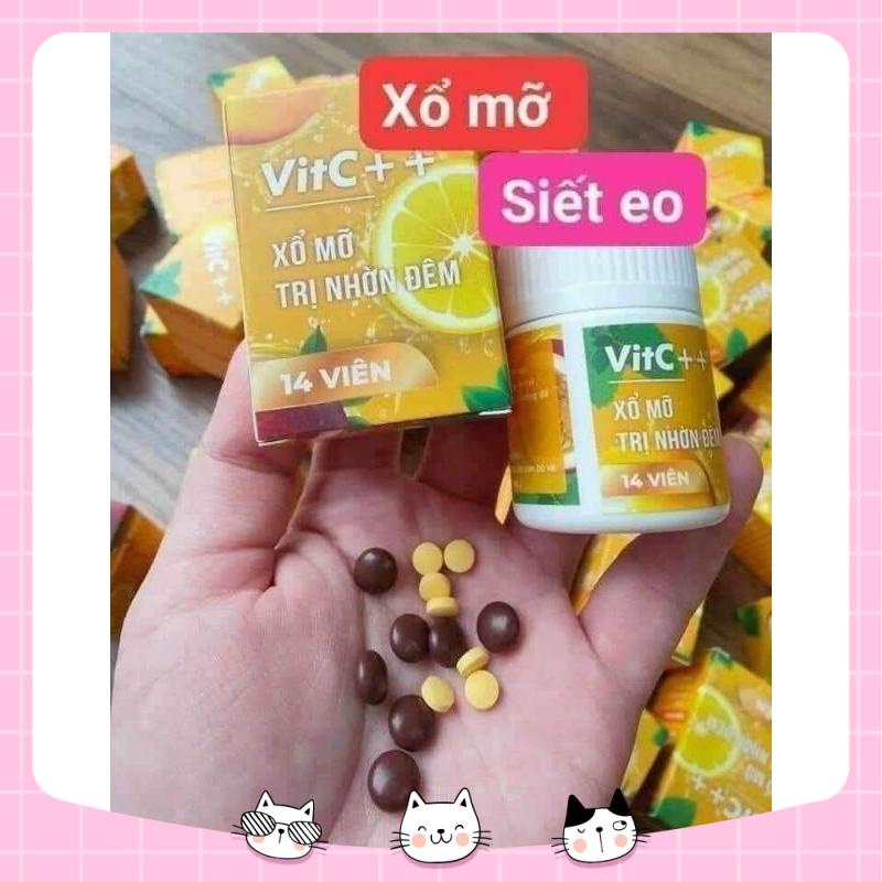 Viên xổ mỡ vitc nhà kẹo dứa, viên nâu vàng chính hãng 100% zá lồ 0927.502.179