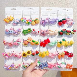 Set 50 dây cột tóc xinh xắn dễ thương cho các bé