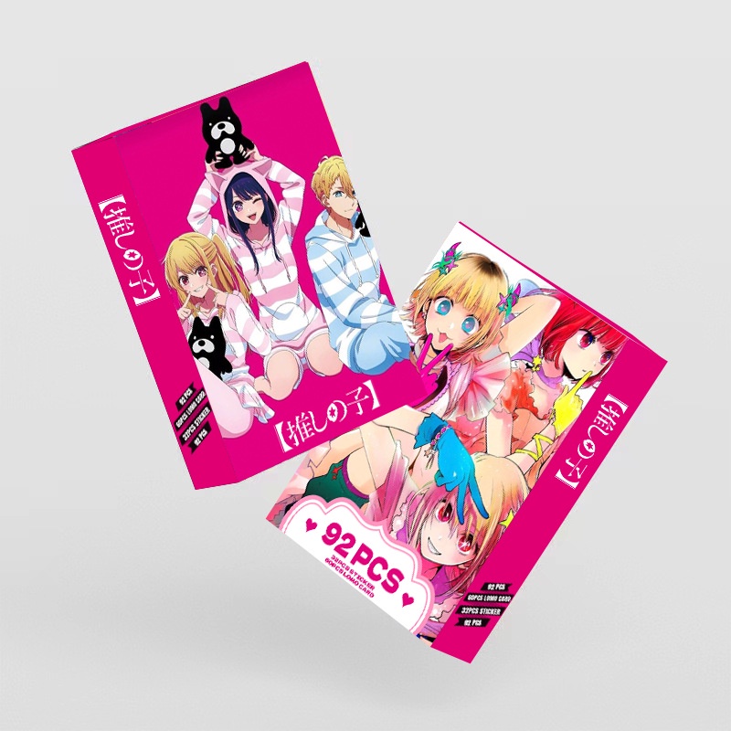 OSHI NO KO Photocard Lomo Card Postcard Stickers thẻ 60 chiếc + nhãn dán 32 chiếc