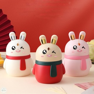 Hoạt hình hộp đựng tăm hình thỏ dễ thương tự động bật tăm bình sáng tạo đựng tăm hộp bảo quản đựng tăm chúng tôi