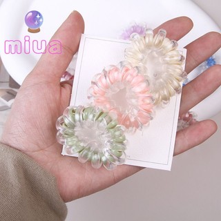 👾miua Dây Cột Tóc Lò Xo Kiểu Lò Xo Đơn Giản