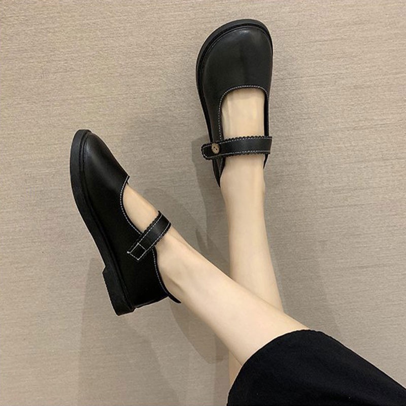 Giày mary jane Đế Bằng Thời Trang Cho Nữ