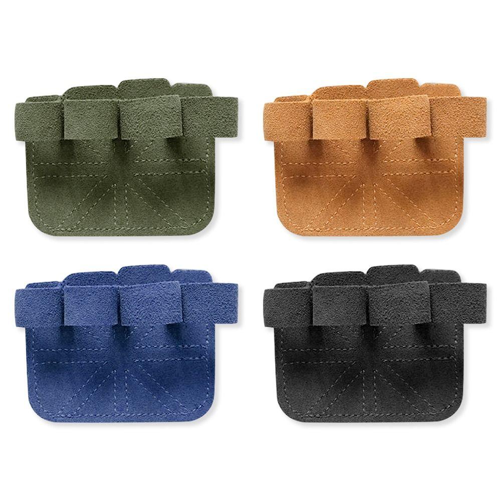 Fans 1 cái / 1 đôi găng tay nâng tạ da bò đào tạo nửa ngón tay tay nắm găng tay tập gym