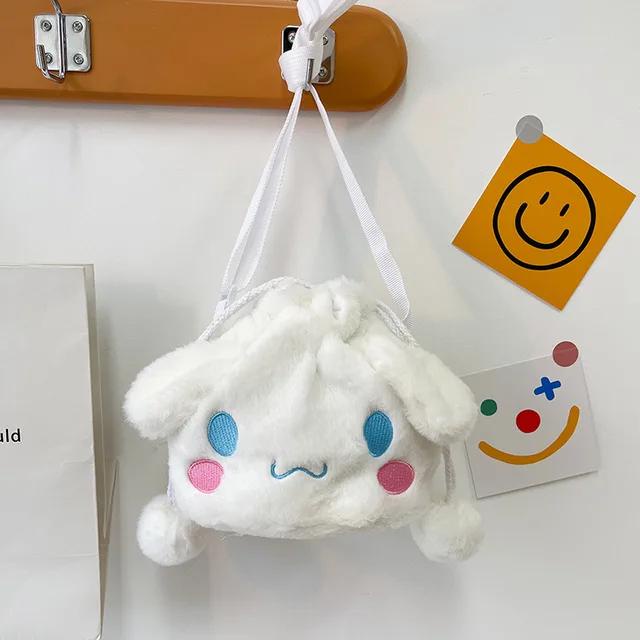 Sanrio Túi Xách Nhồi Bông Hình hello kitty Xinh Xắn