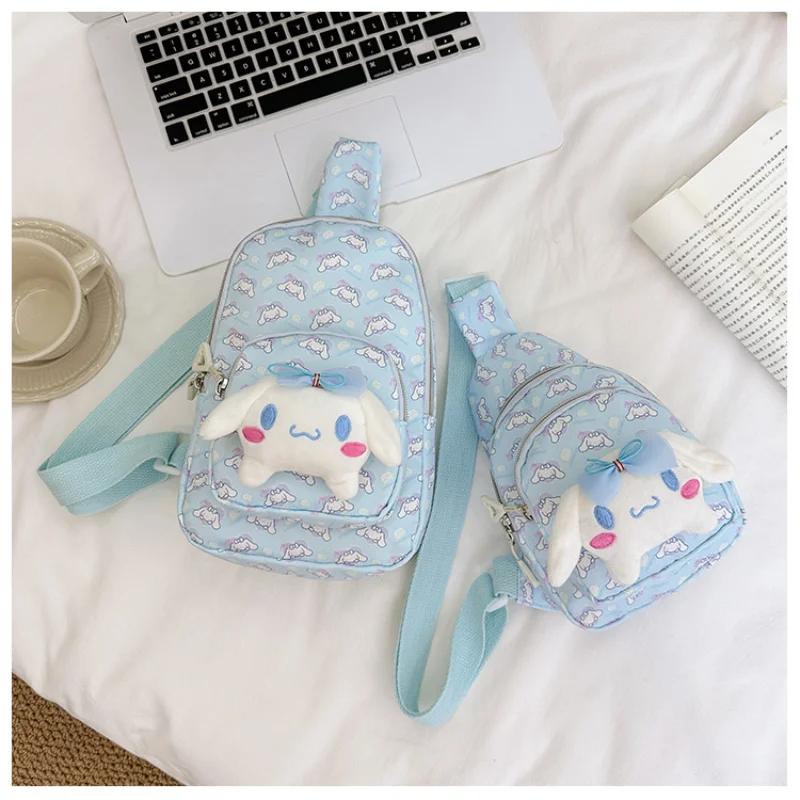 Sanrio Túi Đeo Vai Hàn Quốc Mùa Thu Đông Giáng Sinh Đẹp Mắt Đáng Yêu Cho Bé Gái