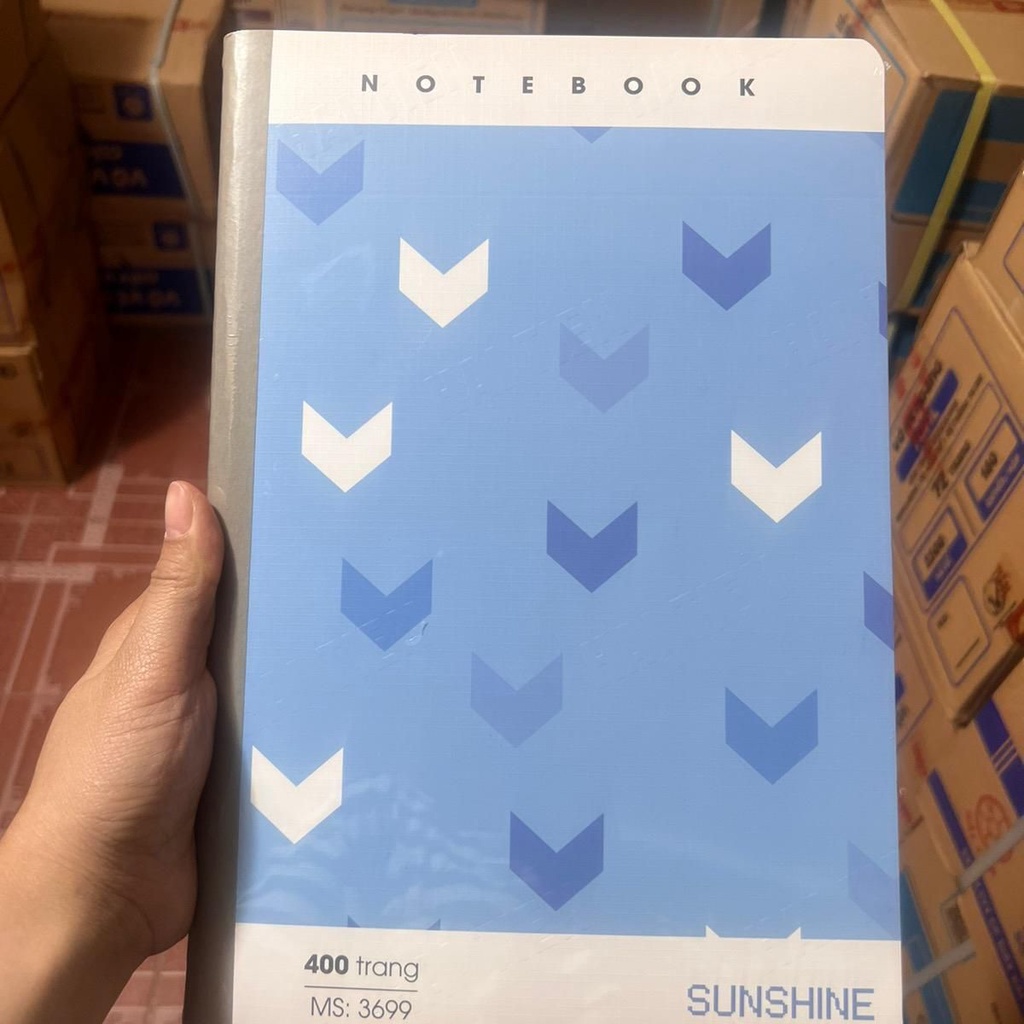 Vở may kẻ ngang khổ A4 400trang